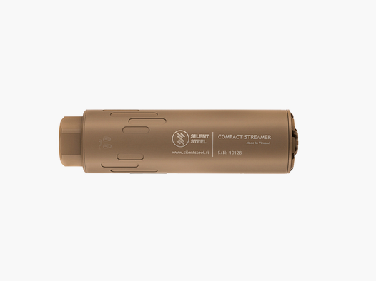 Silent Steel Demper Compact Streamer, 5.56, FDE