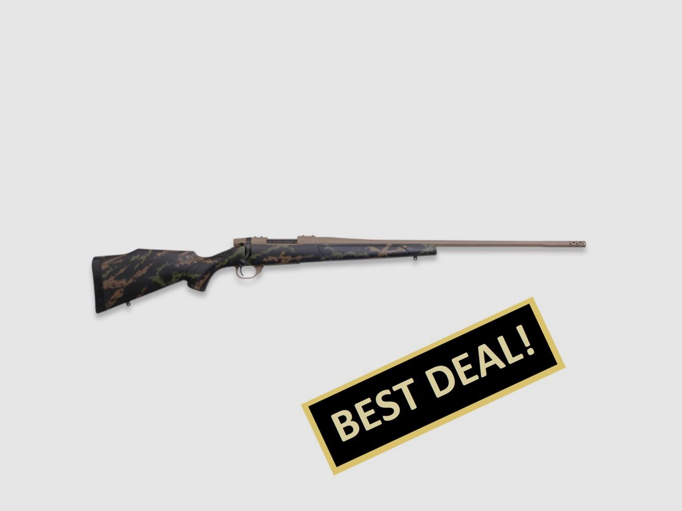 Weatherby WEATHERBY VANGUARD HIGH COUNTRY 6,5MM CREEDMOOR 24"/61CM FLUTED FDE CERAKOTE 1/2"-28