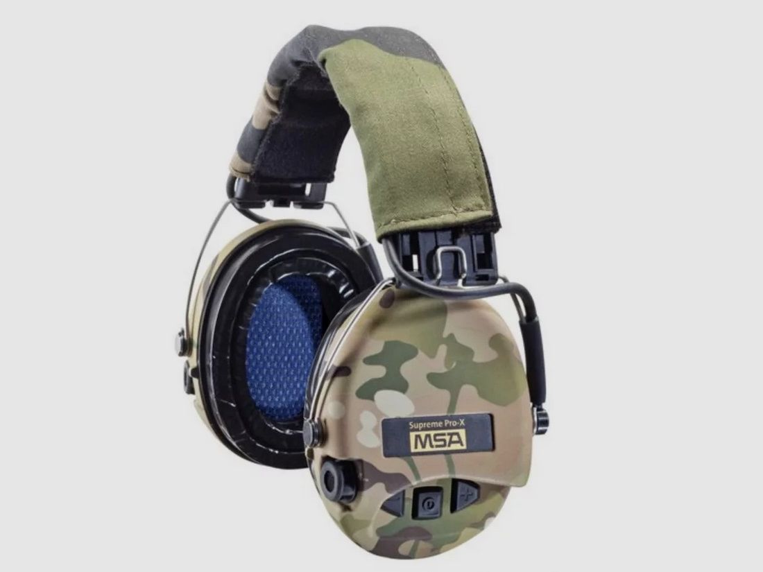 Sordin Supreme Pro-X Full Camo avec Led Gel