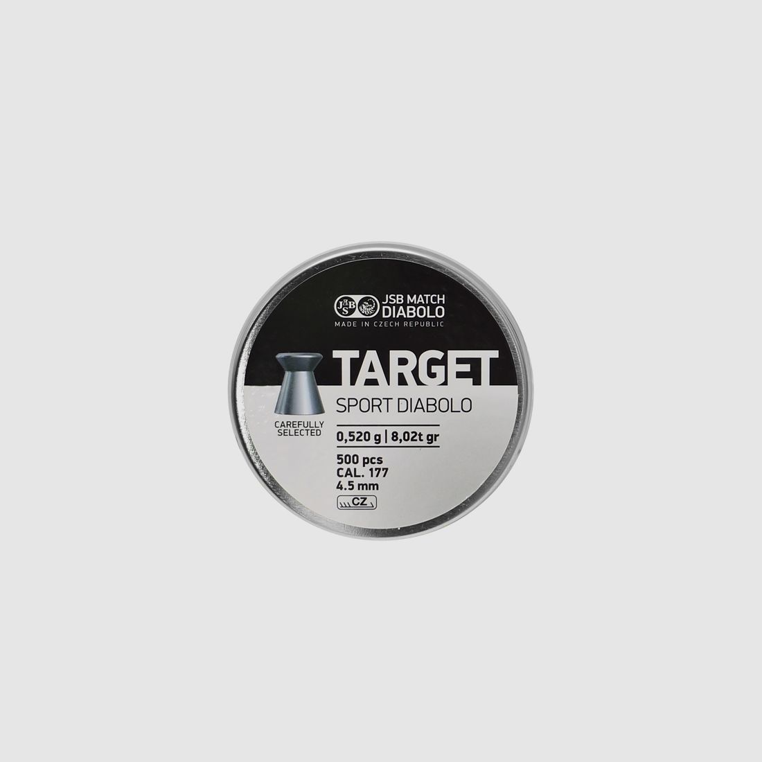 500 StĂĽck Flachkopf-Diabolo JSB TARGET SPORTS, 4,50 mm, 0,52g