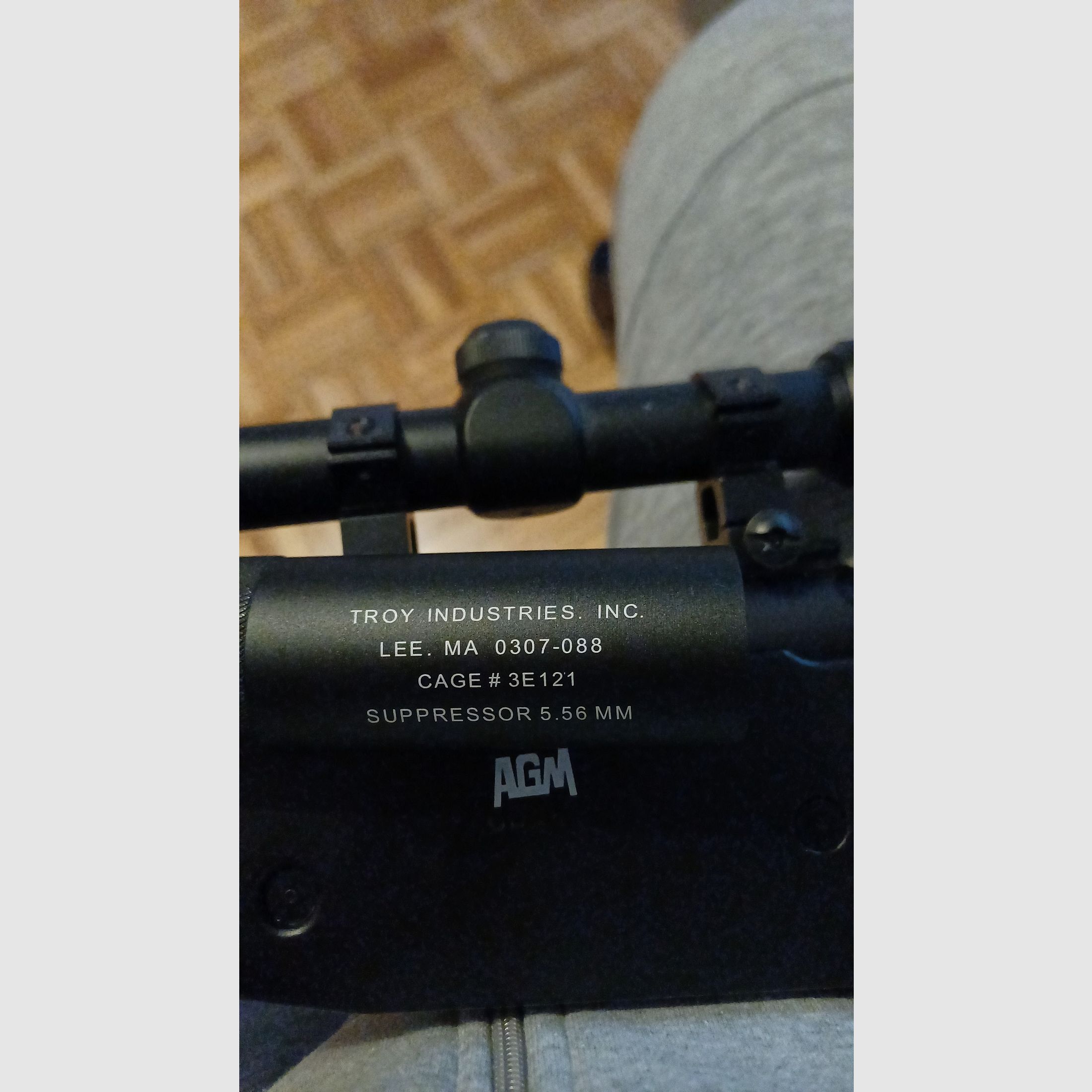 AGM Mauser L96 black sport rifle