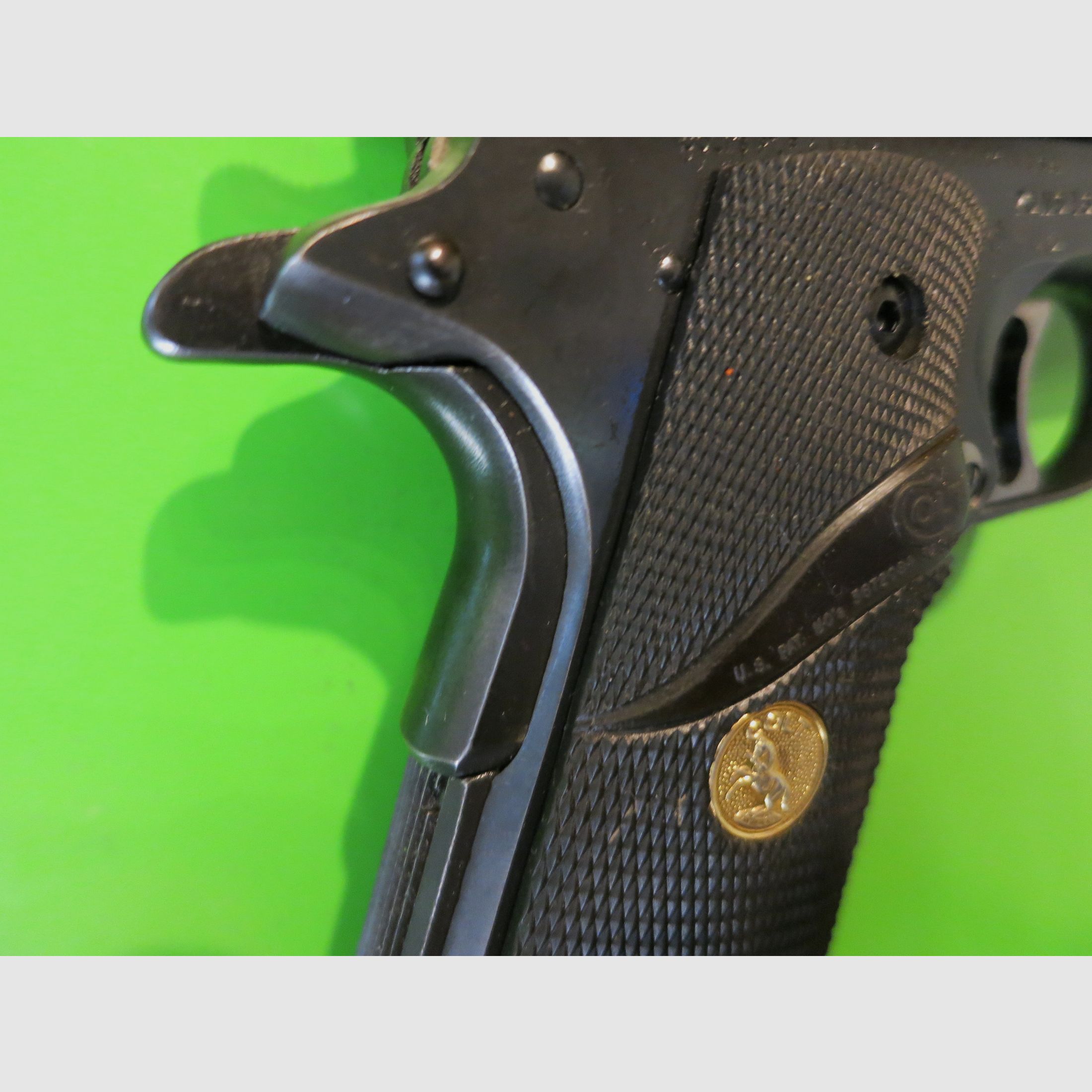 Colt Pistole 1911 National Match Gold Cup; Wilson-Lauf 5" mit Kompensator, .45ACP       #74-