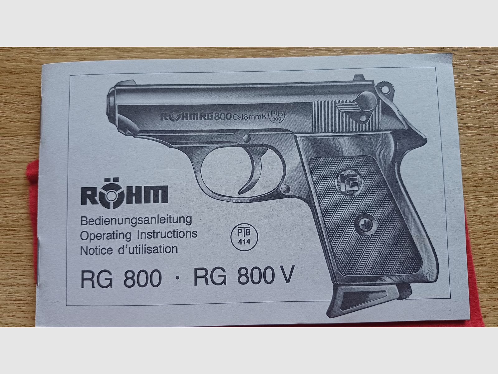 Röhm RG 800 Selbstladepistole 
