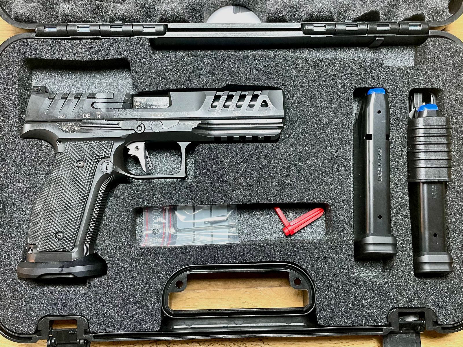 Walther Pistole PDP Stahlrahmen Vollgröße Match 9mm Optik bereit