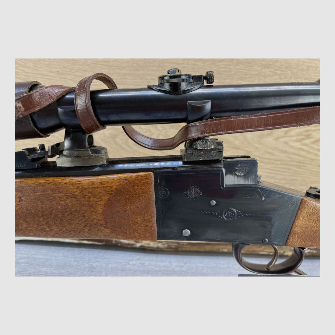 Fusil à bloc vertical - Fritz Langenhan Mod. 1936 + lunette Zielvier et .22lr