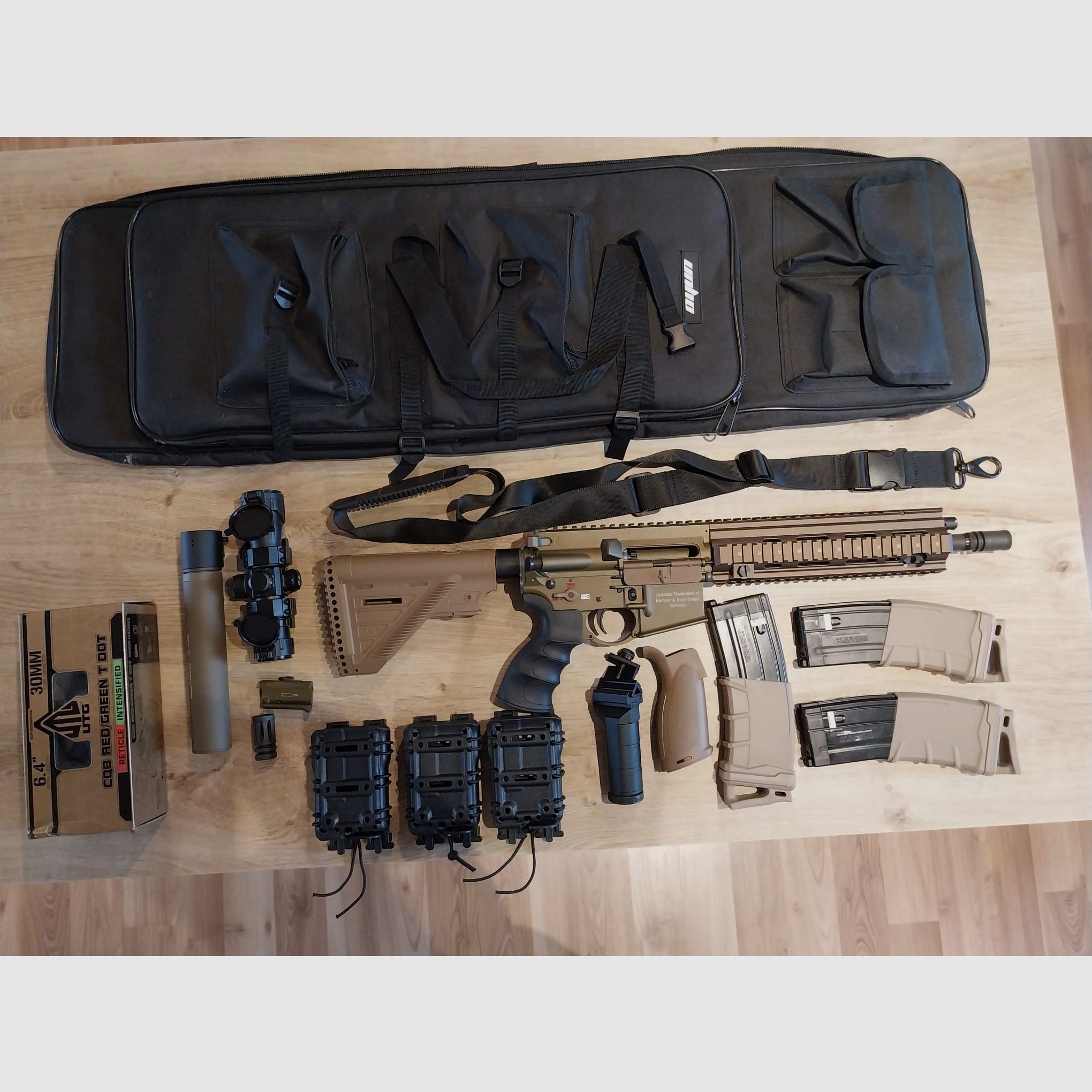 UMAREX HK416A5 GBBR con accesorios