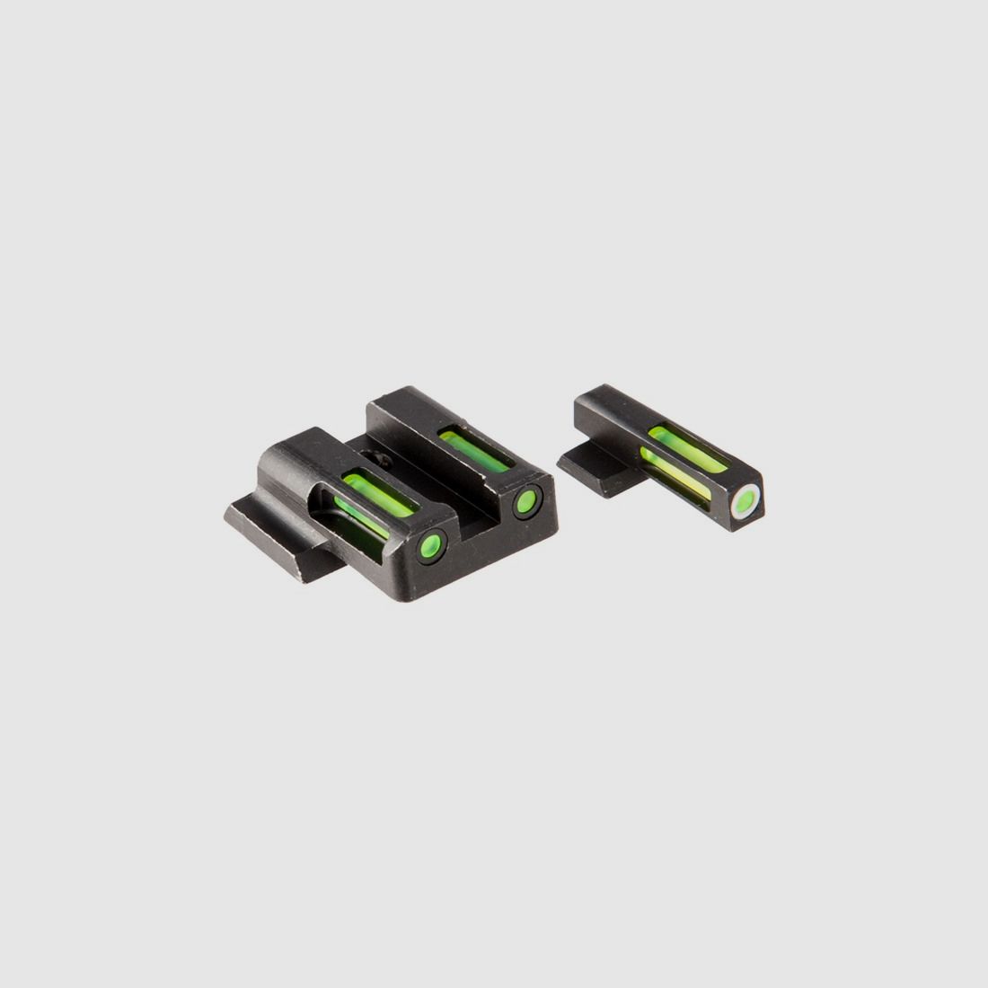 HIVIZ S&W M&P FULL SIZE/COMPACT LIGHTWAVE H3 TRITIUM SIGHT SET, image 1 of 3