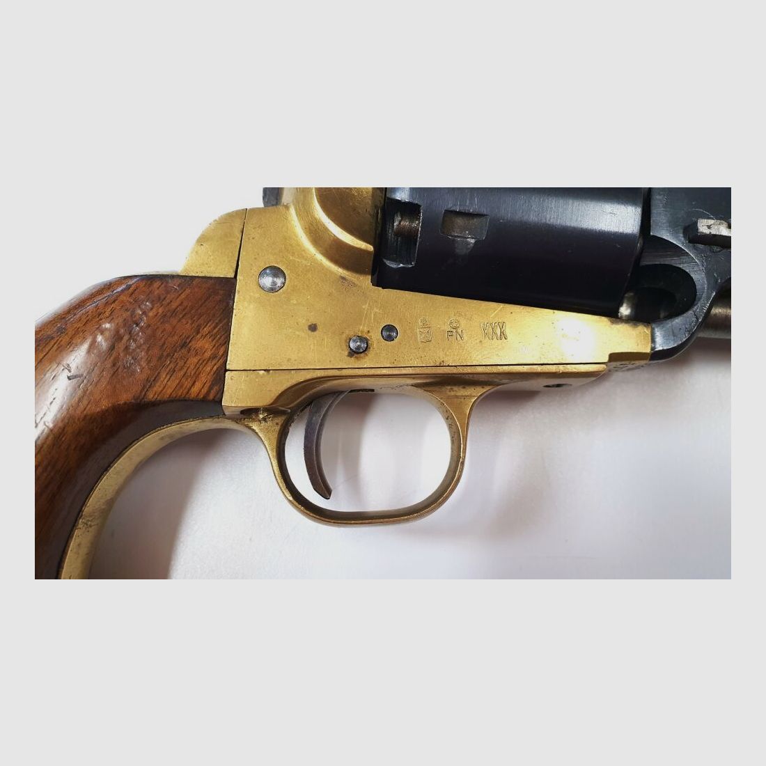 Revólver de percusión desconocido 1851 Navy, calibre .36 Black Powder cañón de 7,5 pulgadas