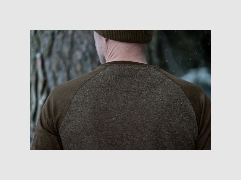 Härkila Kodiak CleverWool L/S T-Shirt Dark Hunting Green, image 4 of 6