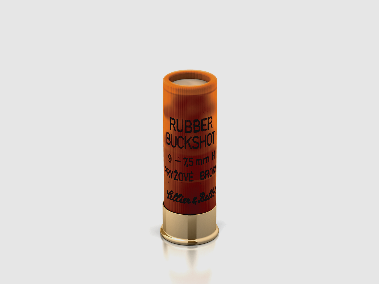 Sellier & Bellot Shotgun Ammunition 12/67.5 12g 7.50mm Rubber Ball 9 Balls, image 2 of 2