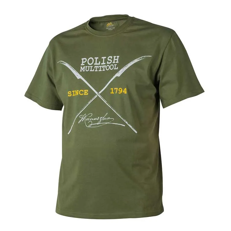 Helikon-Tex - T-shirt (Polish Multitool) - Cotton - U.S. Green TS-PMT-CO-35