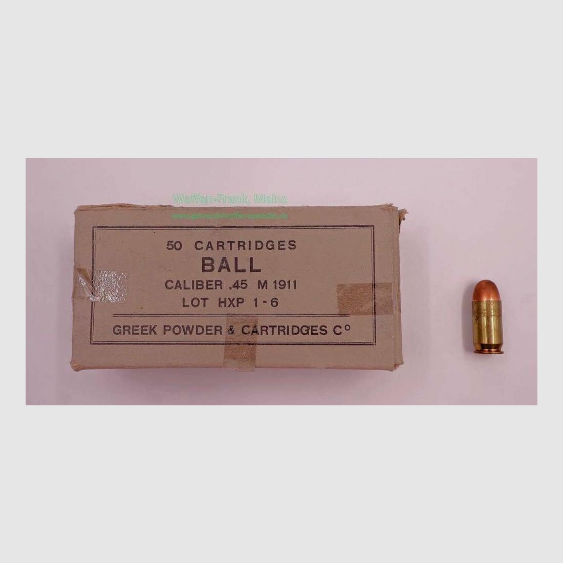 USA, Diverse Pistolenmunition