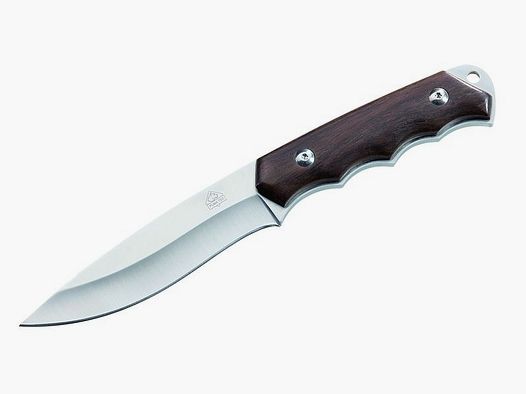 Puma TEC knife, full tang construction, rosewood, with leather sheath