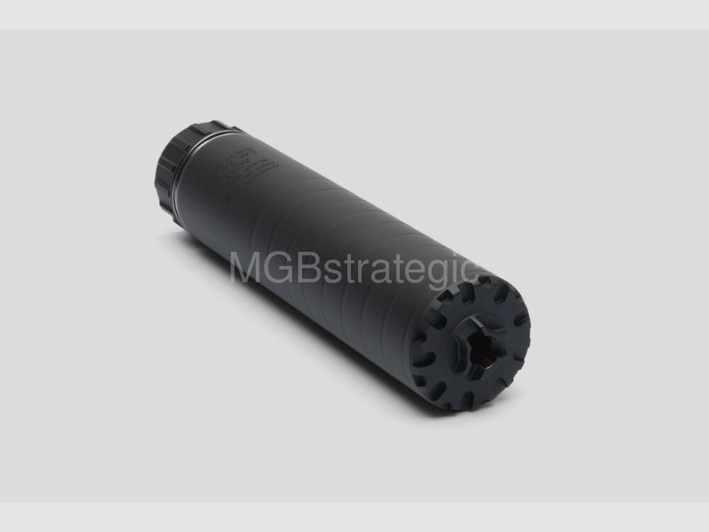 Acheron ACS E1 7.62 suppressor for Acheron HexaLug muzzle device quick release system HexaLug - available in black and FDE!