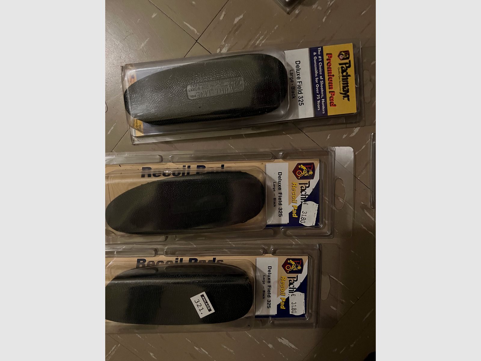 Pachmayr Schaftkappe Schwarz verschiedene Größen vorhanden!