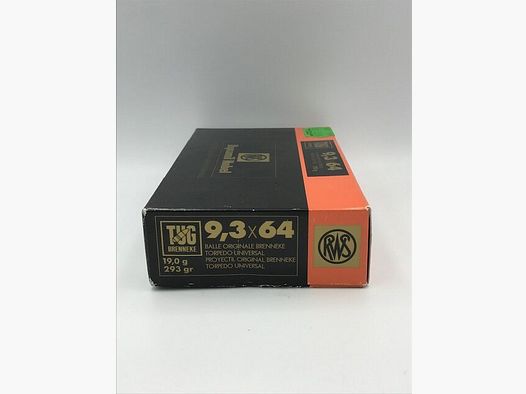 RWS munitions de fusil 9.3×64 TUG Brenneke 19 g. 293 gr.