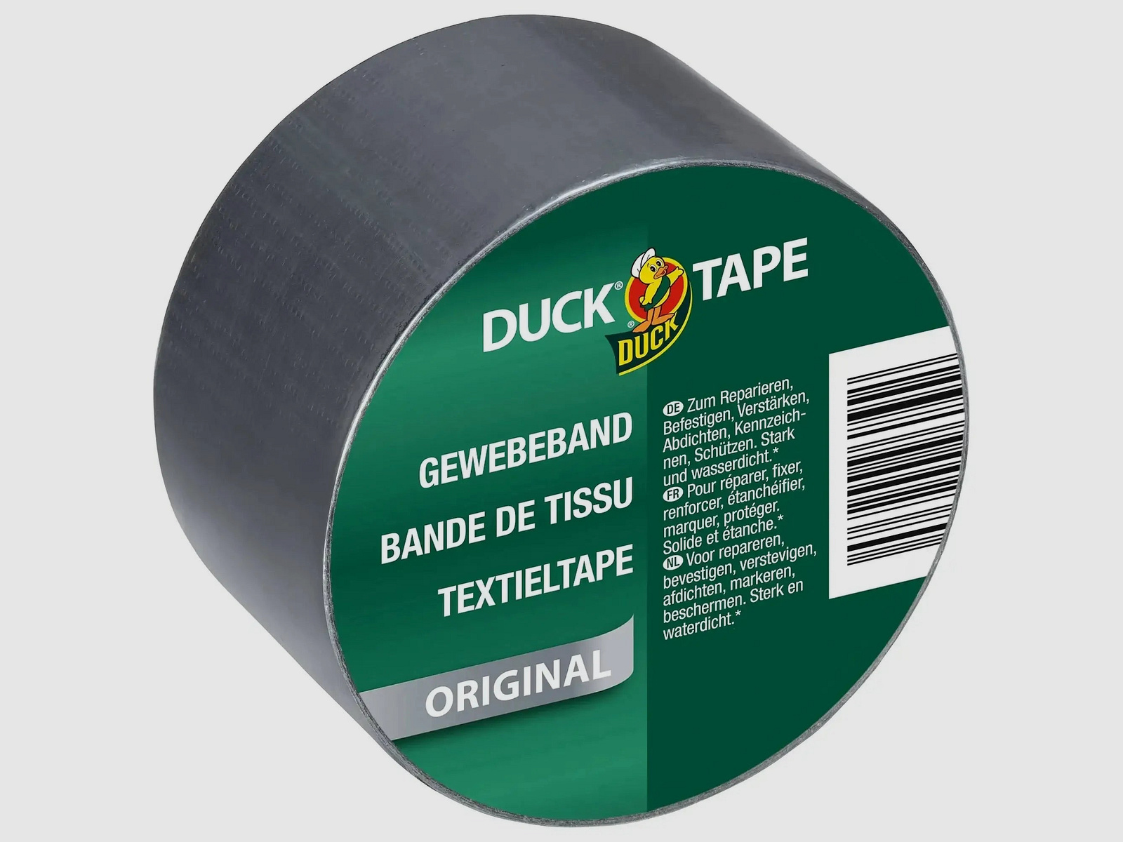 Duck Tape Duck Tape Ruban en tissu 50 mm x 5 m argent
