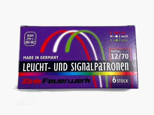ZINK Leuchtpatronen Cal. 12/70 6 Stk. 48181000