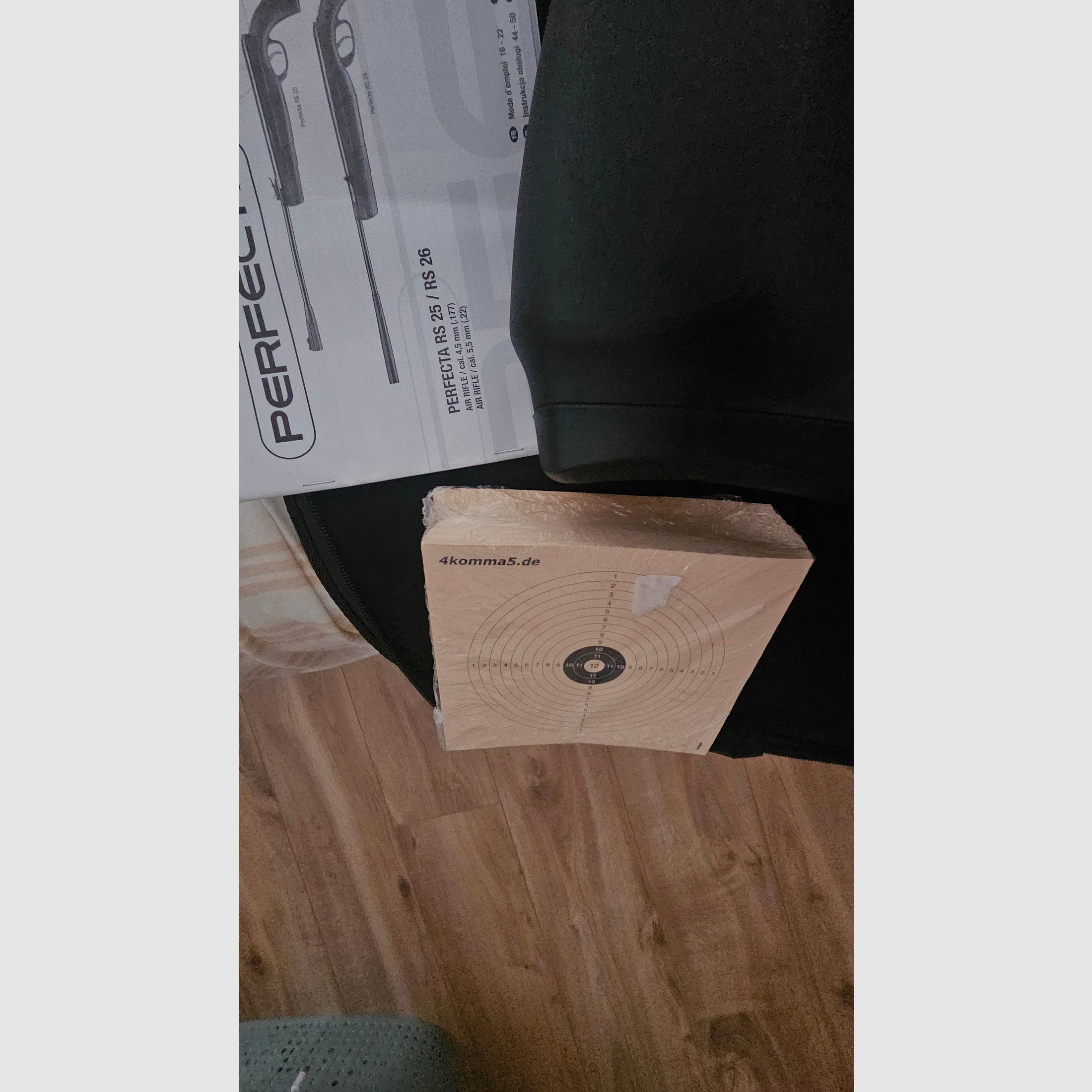Air rifle with accessories