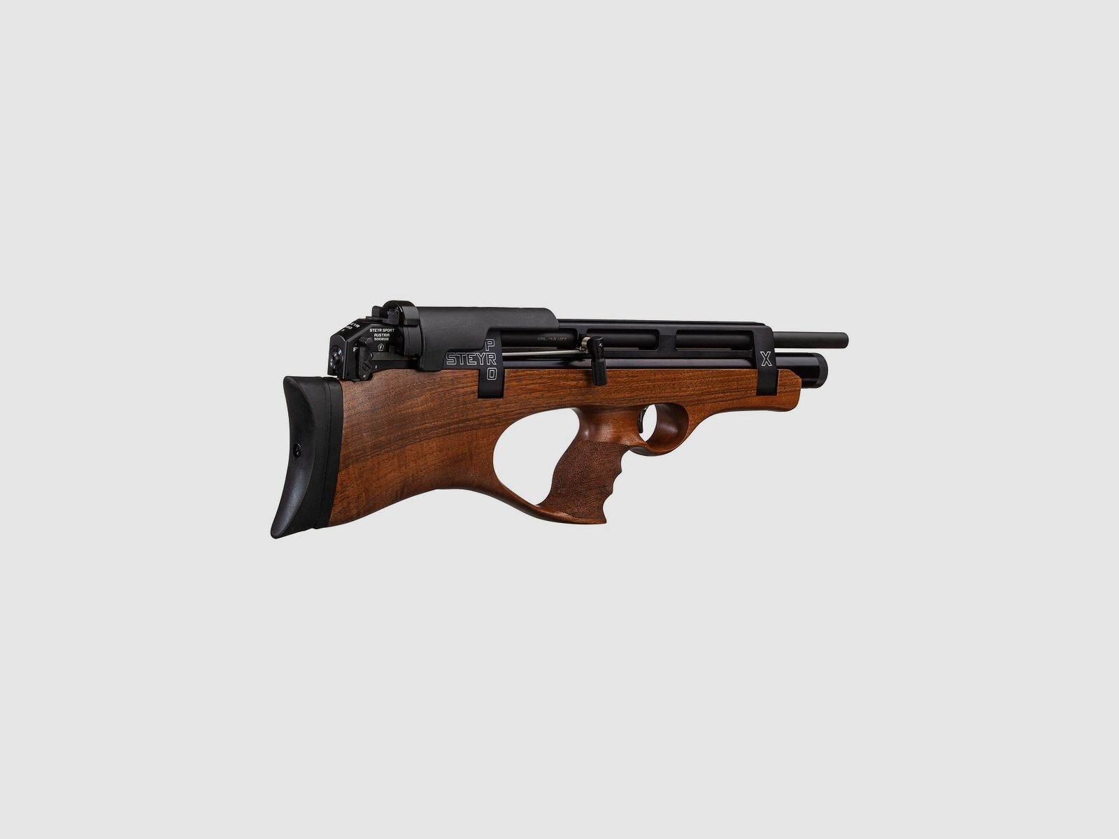 Steyr Matchluftgewehr PRO X Scout Kaliber 4,5 mm - schwarze Kartusche
