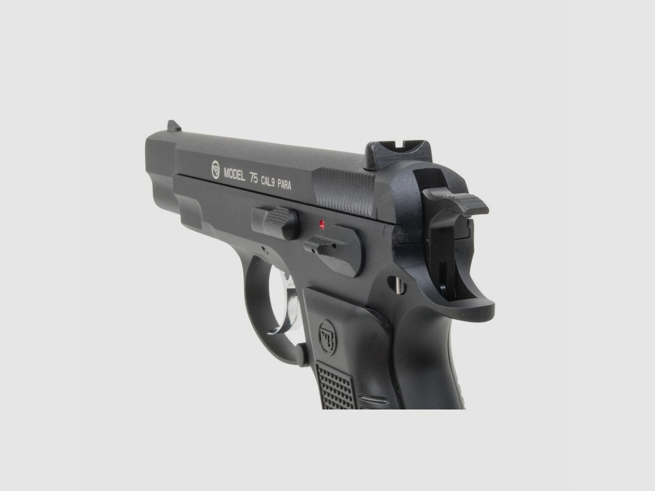 CZ 75 Schwarz 4,5mm BB Druckluft Co2 BlowBack