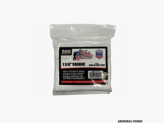 PRO-SHOT – 1 3/8″ QUADRAT 6mm – 6.5mm – 7mm (500 STK) – 1 3/8-500