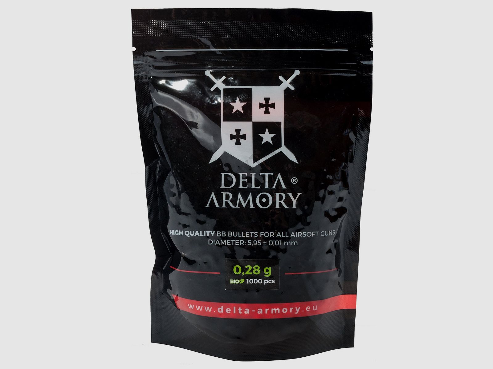 Bio Airsoft BB´s 0.28g (1.000 Stück) diameter 5,95mm - Delta Armory