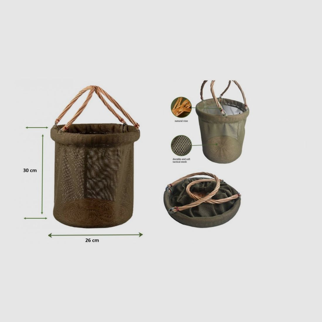 RA SPORT Mesh Basket for Mushrooms VG-2