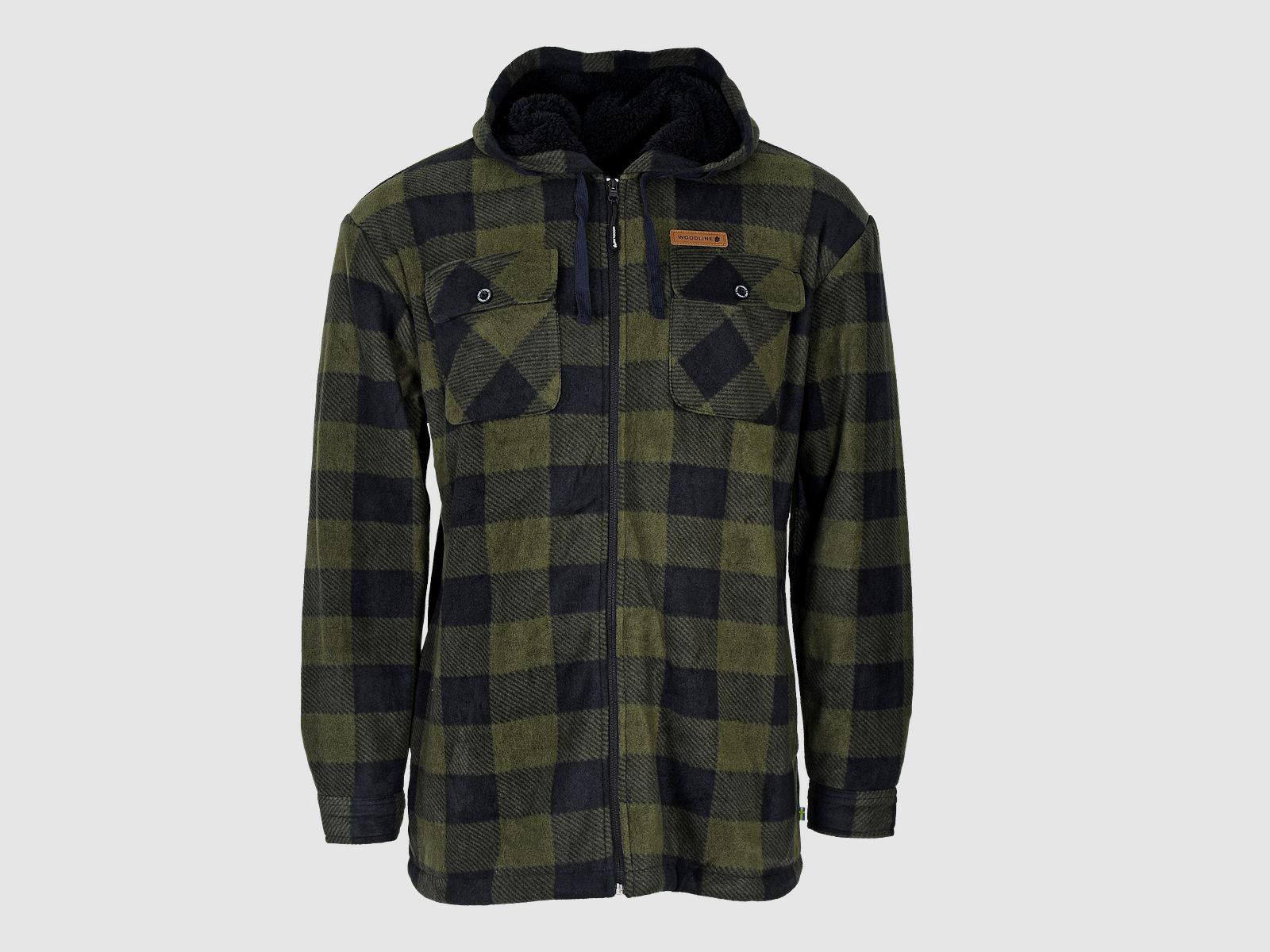 Woodline Fleecejacka Canada Green 3XL