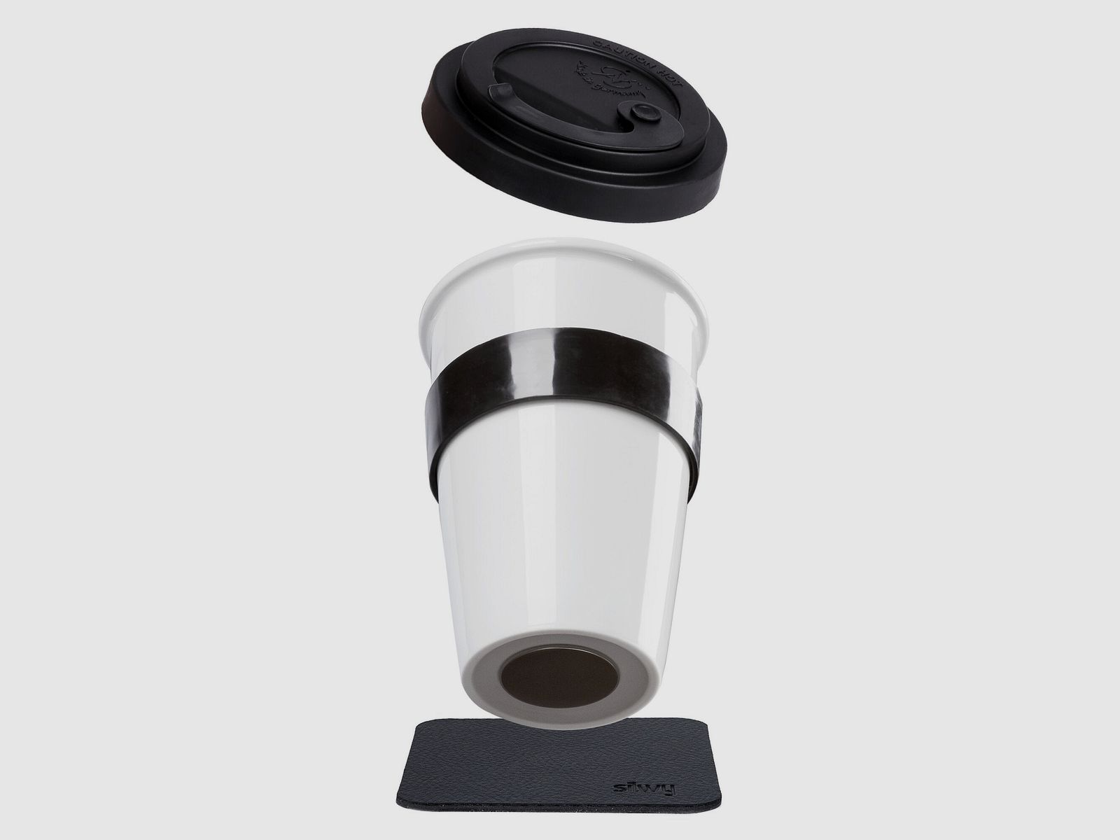 Porcelain Coffee Mug TO-GO-CUP, image 2 of 7