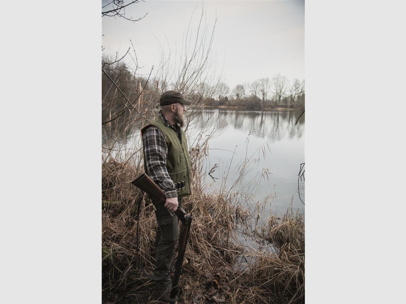 DÖRR 208403 Wendeweste Orange/Olivgrün 3XL