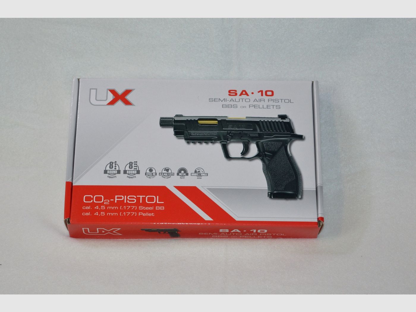 Umarex SA10 CO2 Pistool 4,5 mm Diabolo/BB - met BLOWBACK!