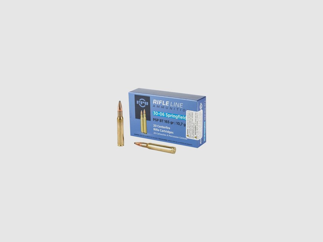 PPU 30-06 SPRINGFIELD PSP BT 165 GR (20 Stk.), Bild 2 von 2