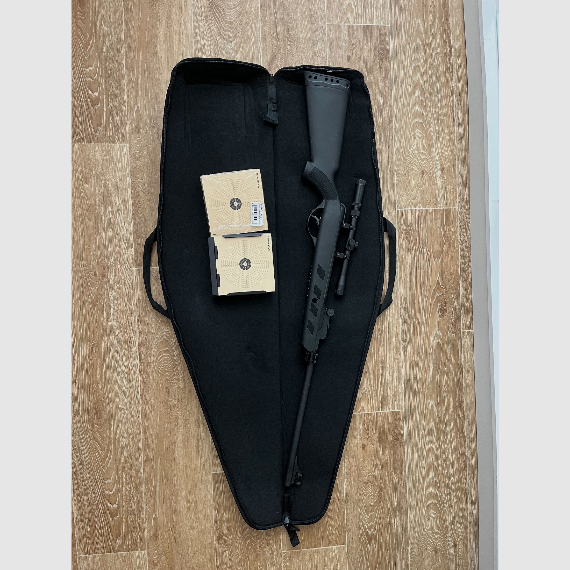 Air rifle SSG AN500 4.5 mm + scope + bipod + bag + pellets