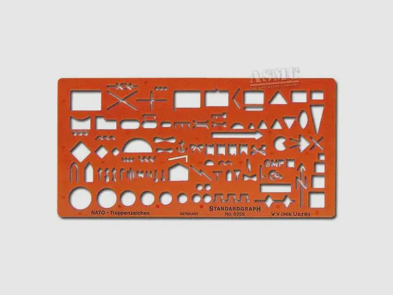 Standardgraph Standardgraph Schablone NATO Truppenzeichen
