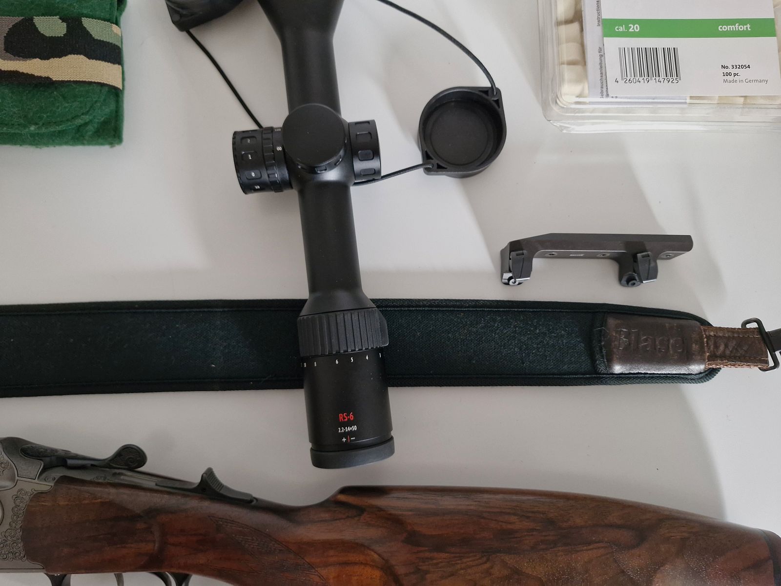 Bockdrilling / Doppelbüchsdrilling Blaser D99 Duo Luxus - Paquete completo con ZF, montaje en silla, munición y mucho más.