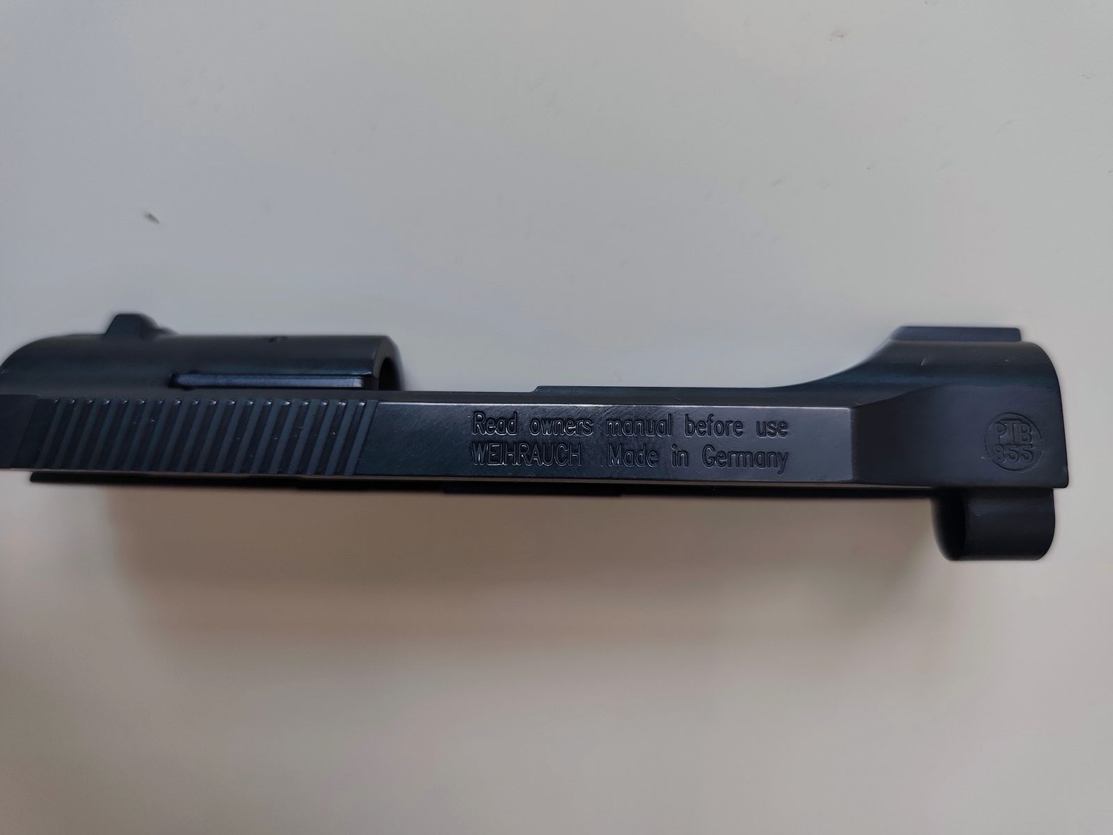 Weihrauch HW 94 Schlitten komplet brüniert Neuwertig PTB 855