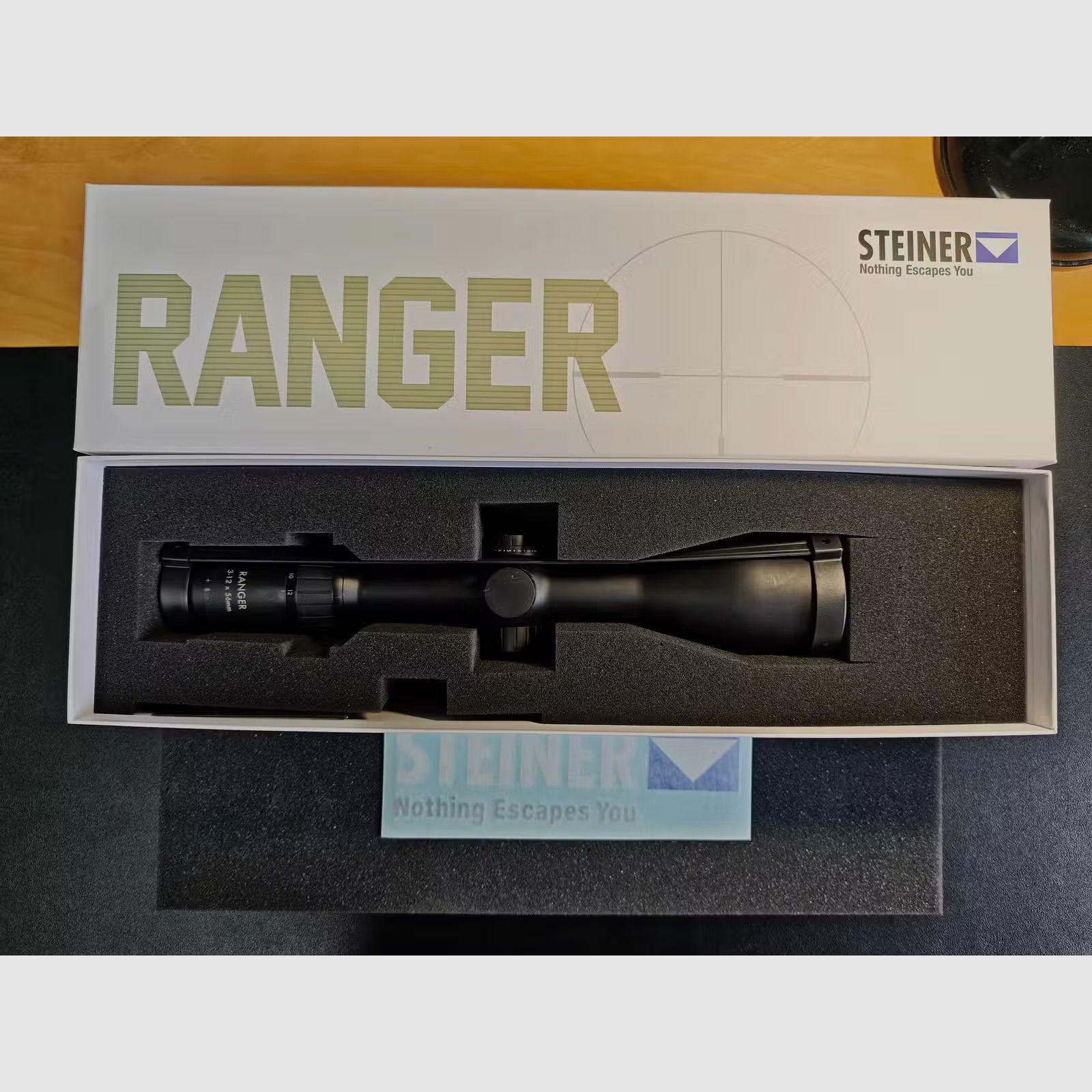 STEINER Ranger 3-12x56 incl. montaje Weaver/Picatinny