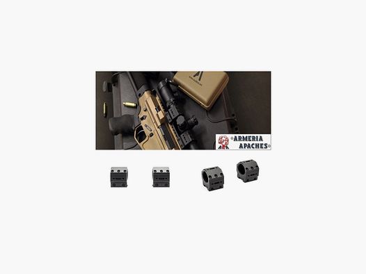 ATTACCHI ANELLI OTTICA AUDERE ADVERSUS SCOPE MOUNT DIAMETRO 34 ALTEZZA 34