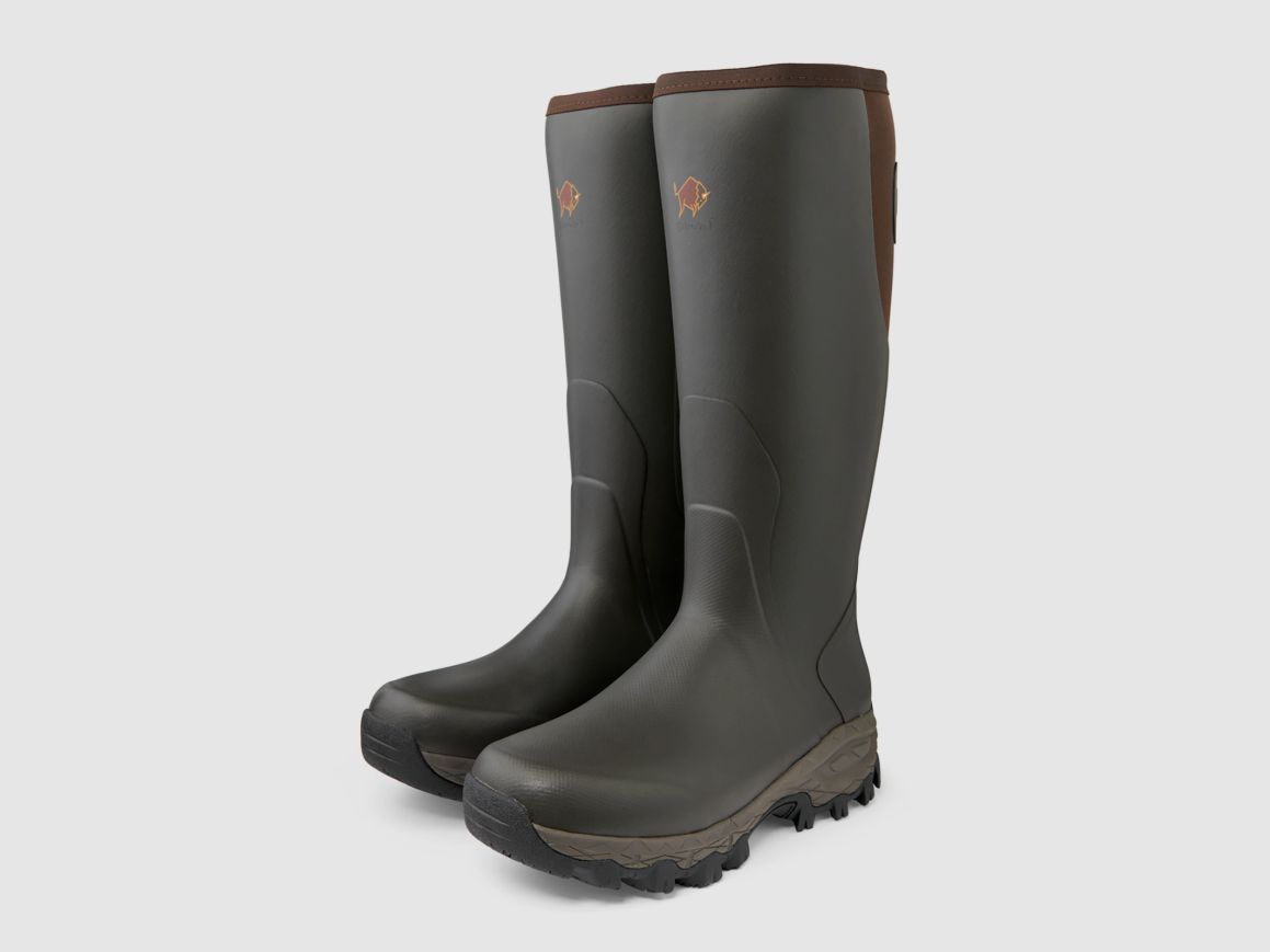 Jagd-Gummistiefel GATEWAY 1 MOOR COUNTRY ZIP 18'' 3MM Neopren-Reißverschluss, Bild 1 von 4