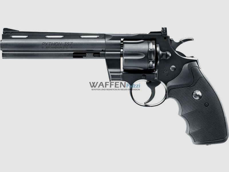 Colt Python 6 inch CO2 revolver 4.5 mm BB, blued