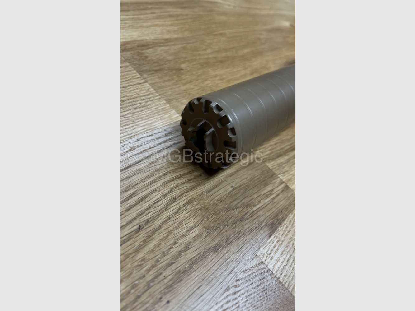Acheron ACS E1 7.62 suppressor for Acheron HexaLug muzzle device quick release system HexaLug - available in black and FDE!