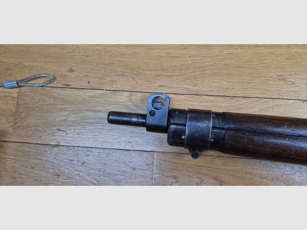 Gutes Gewehr Lee-Enfield N°4 MKI – Kal. .303 British – 10 Schuss – Arsenal von Fazakerley aus 1944 – Gute Mechanik – Schöne Hölzer und sehr guter Lauf – Gewehrriemen – TBE+, Bild 30 von 30