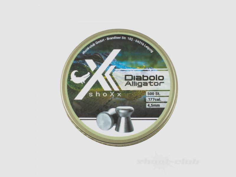 SHOXX 4,5MM DIABOLOS ALLIGATOR - 500 COLPI