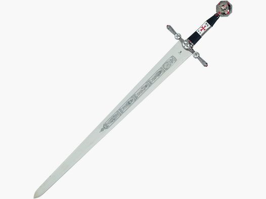 Templar sword with decorations