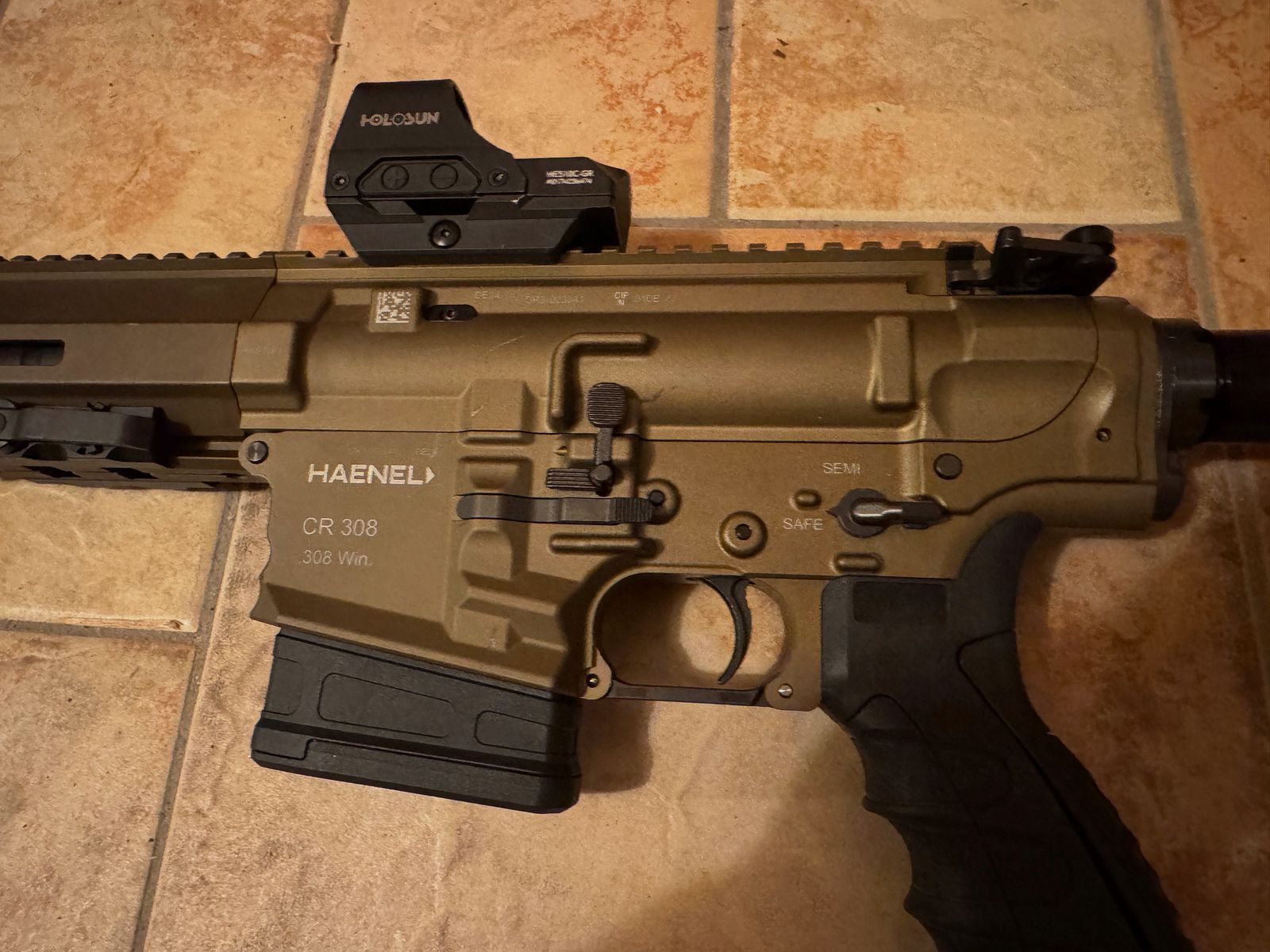 Haenel CR 308 + Holosun HE510C-GR