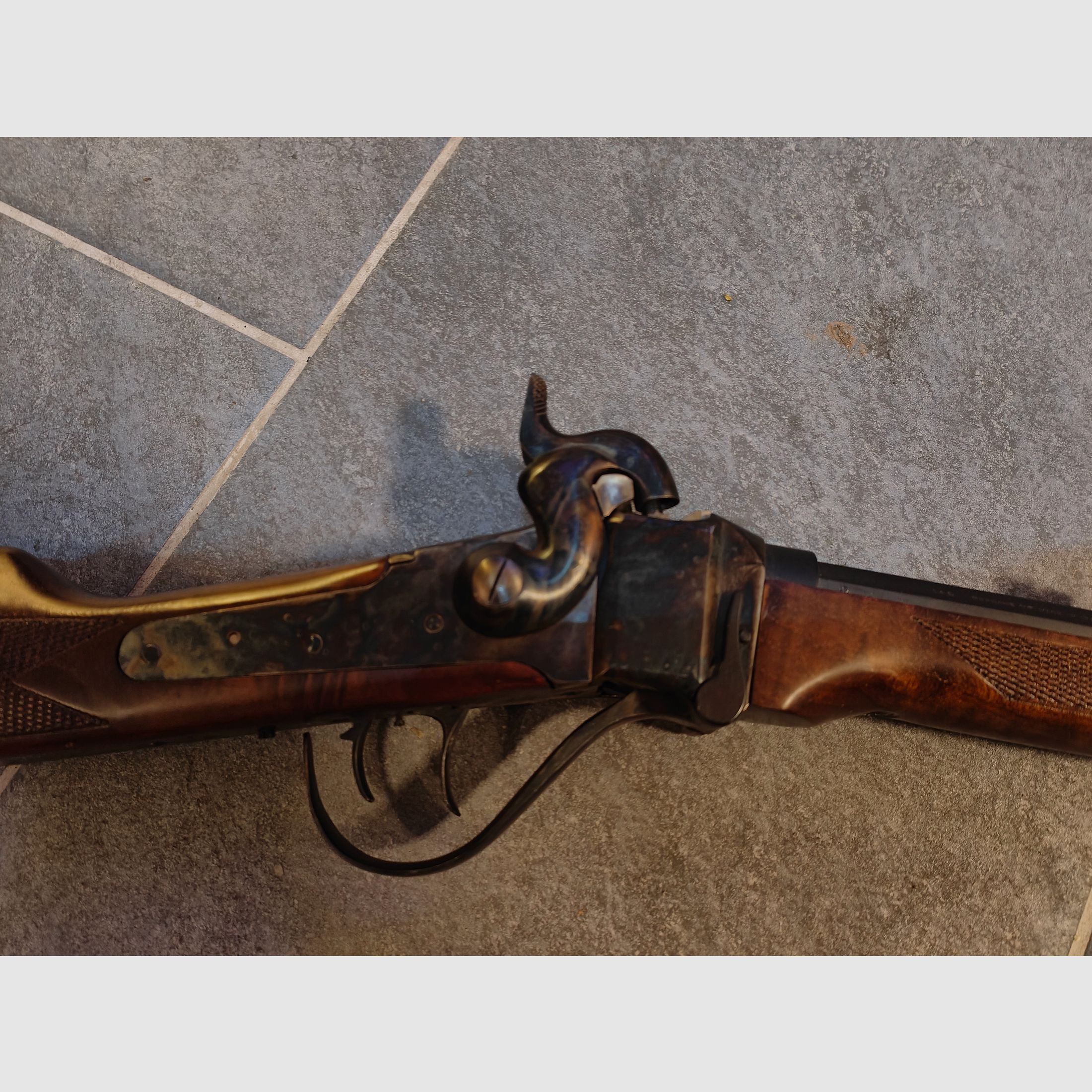 Pedersoli rifle de percusión Sharps Mod. 1859 Sniper 30" cal.45/70 perc. Longitud: aprox. 118cm Longitud del cañón: aprox. 74,5cm, Peso: aprox. 4,5kg