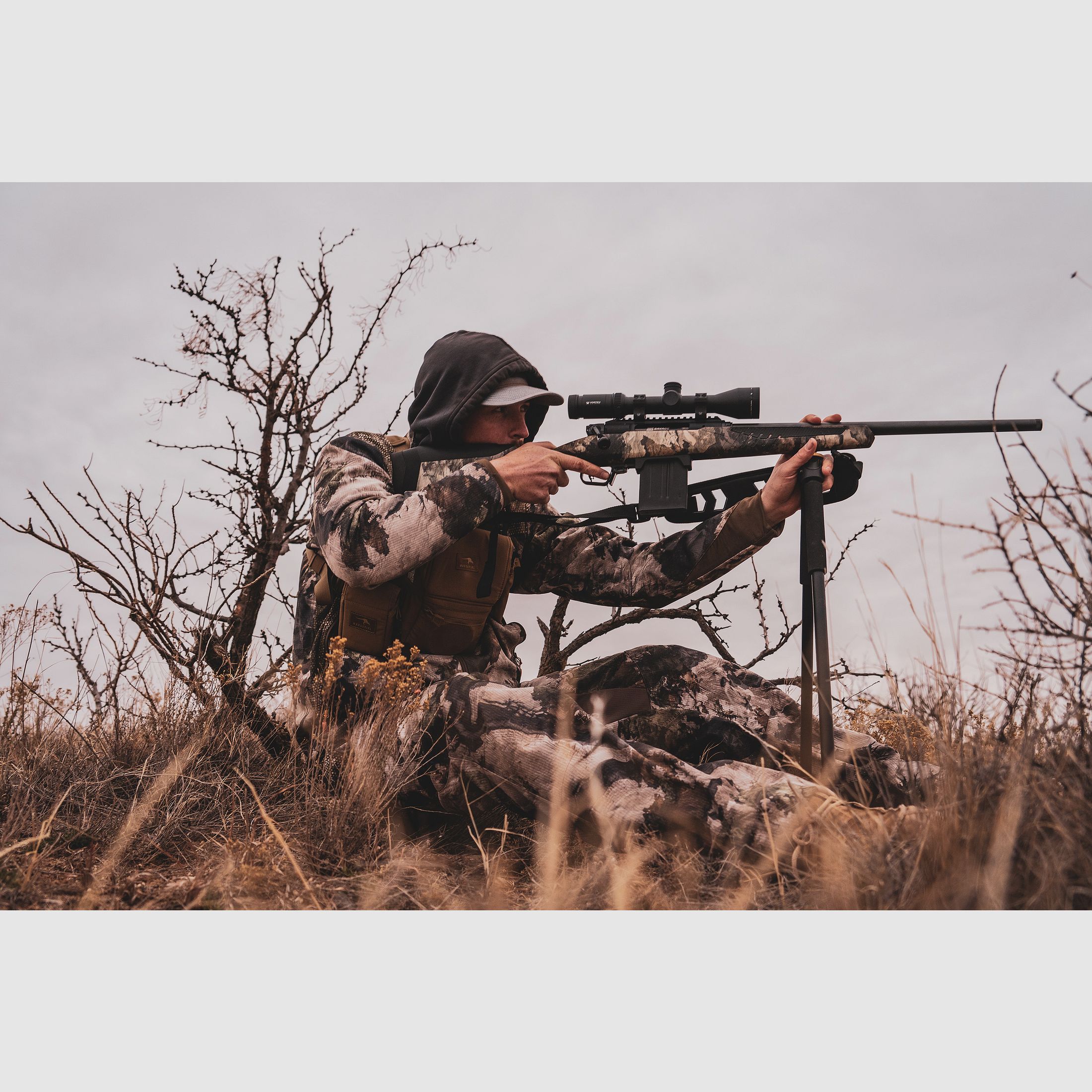 Savage Firearms Impulse Predator 20"/51cm 6,5 Creedmoor Geradezugrepetierbüchse mit Laufgewinde 5/8"x24