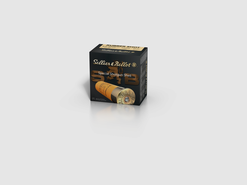 S&B – 12/67,5 Rubber Shots 7,5mm 9 Stk.