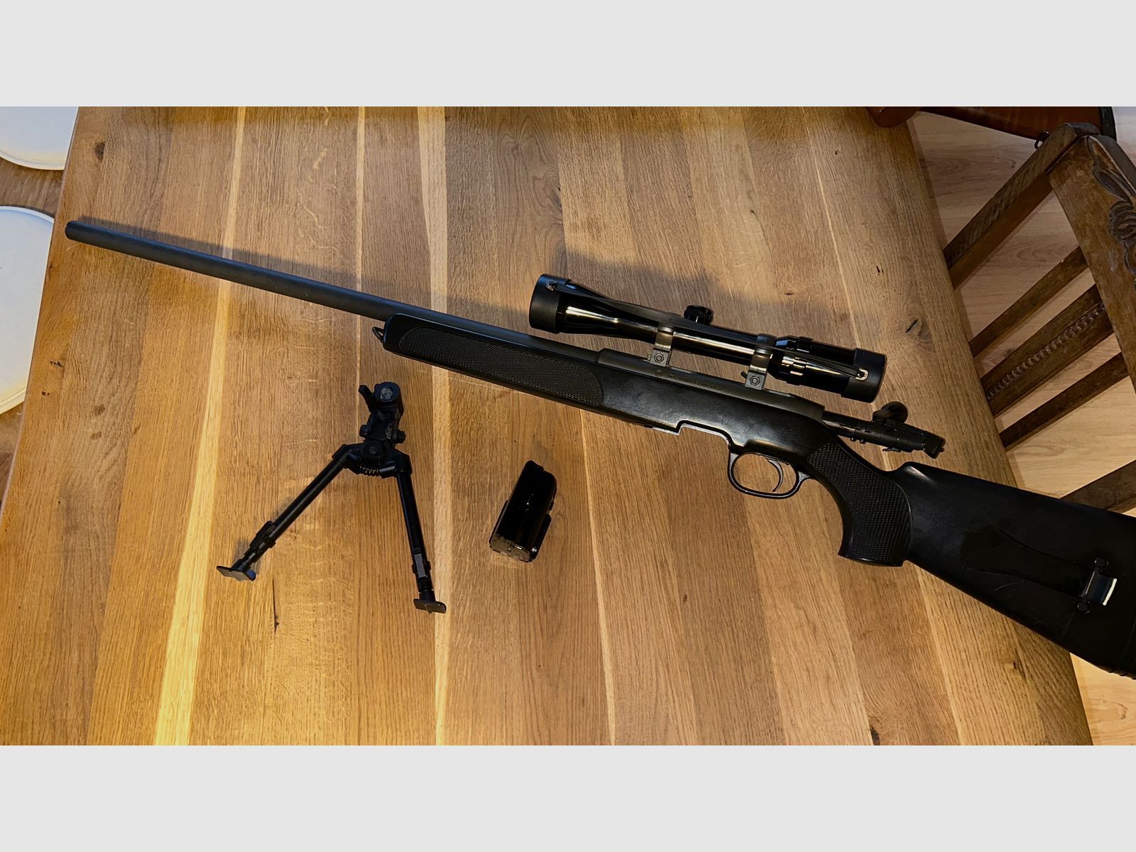 Steyr Mannlicher SSG69 Police .308 - dwójnóg - Tasco Optik 3-9x42